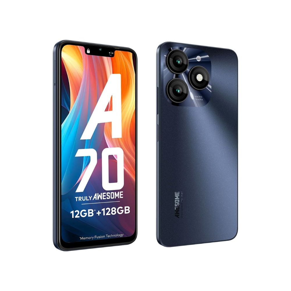 Itel A70 Black (3+5)GB RAM 64GB 