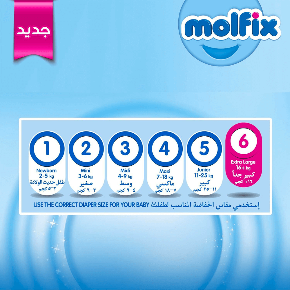 Molfix mega Size 6 64 Pieces