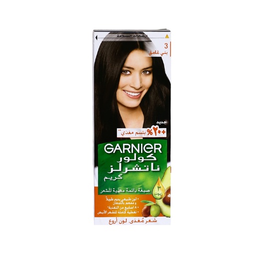 Garnier Color Naturals Permanent Crème Hair Dye Dark Brown