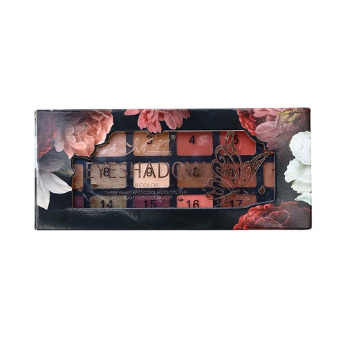 New Menow Eyeshadow Palette 18 Colors